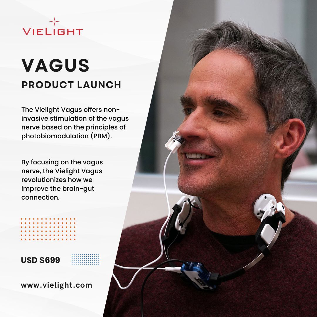 Vielight Vagus intranasal and neck photobiomodulation applicators in use